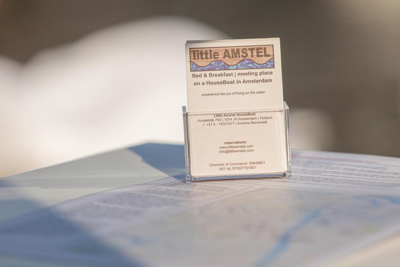 فندق Houseboat Little Amstel أمستردام المظهر الخارجي الصورة